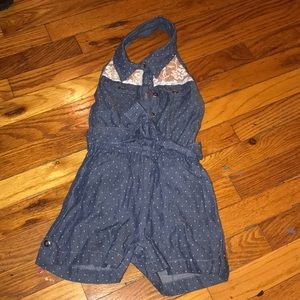 Halter neck romper